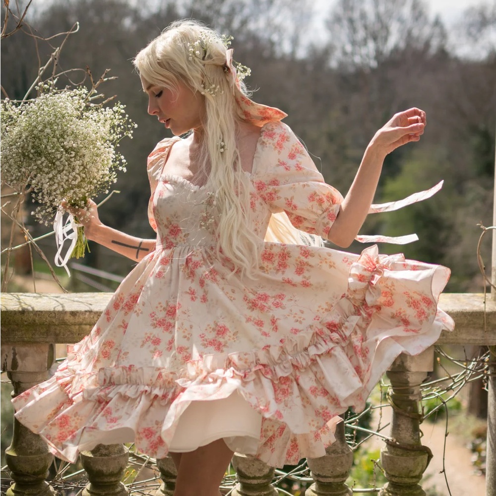 Fanciful Doll’s Petit Pink Diarymaid Dress